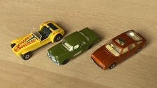 Matchbox Lesney #8 Rover #46 Army #60 Lotus Streakers anni 70 Rare Near Mint