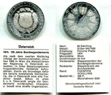 50 Scellini Austria 1974 Proof