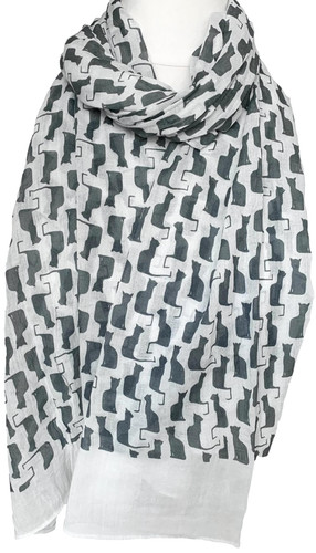 Sciarpa gatto grigio - , gatti