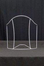 Telaio per paralume Ventola in ferro zincato smaltato bianco Ghiera E27