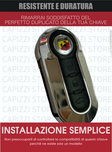 Chiave telecomando guscio - guscio, per