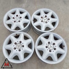Set 4 cerchi in lega 6Jx15 5x112 ET31 per MERCEDES CLASSE C W203 2000-04 (97443)