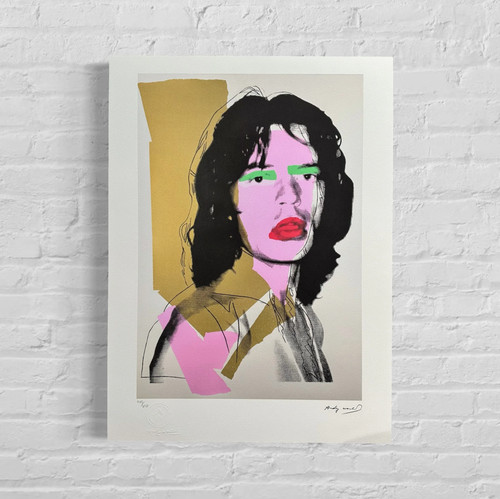 Andy warhol mick jagger - mick,