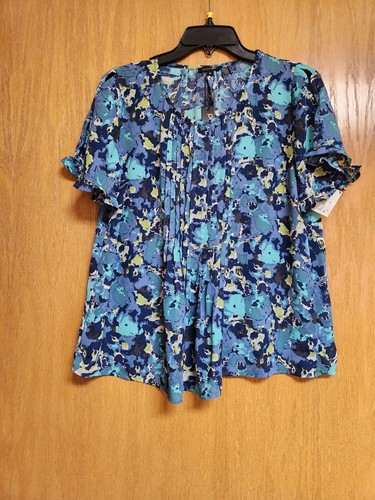 Top maniche corte blu - a,