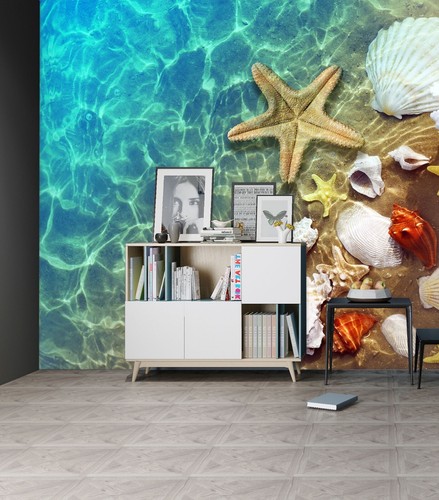 Carta parati starfish - da,