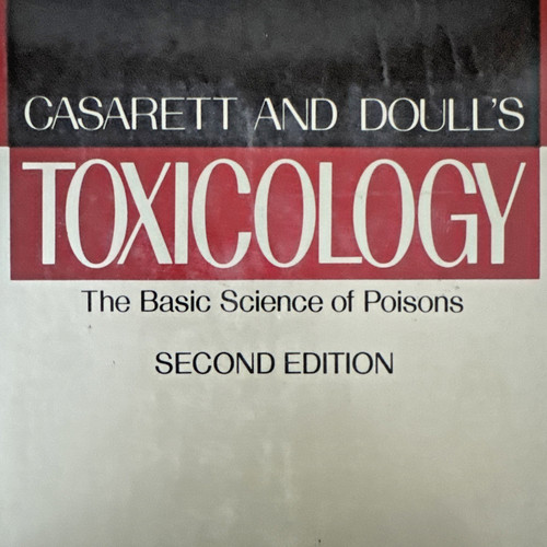 Casarett doull s - &, toxicology