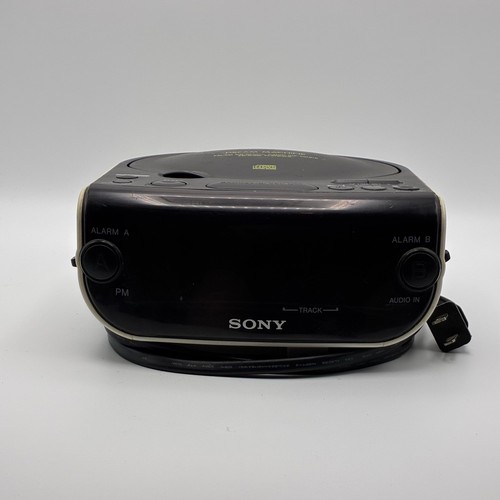 Sony clock radio - cd,