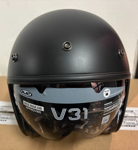 Casco hjc jet v31 semi - semi, flat