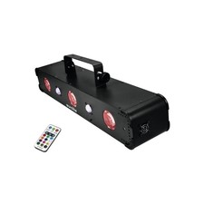 Eurolite LED Multi FX Bar, Matrice LED RGBWA ed Effetti Luce Nera UV, 35W