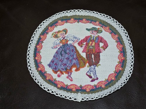 Copriletto vintage arazzo
