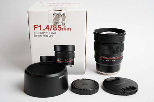 Samyang 85mm obiettivo - samyang, f1.4