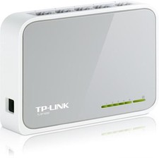 TP-LINK TL-SF1005D SWITCH ETHERNET 5 PORTE LAN 10/100 alimentatore incluso