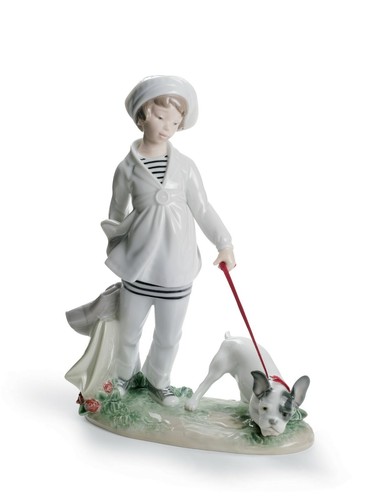Lladrò figurina bimba con - figurina,