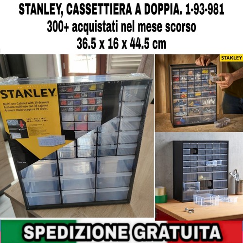 Stanley cassettiera doppia - a,