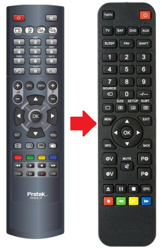 Telecomando ricambio protek - telecomando, di