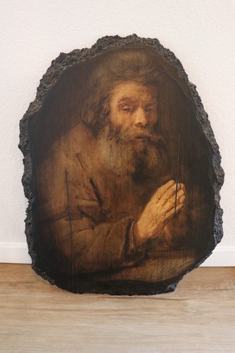 Vecchio che prega di - che,