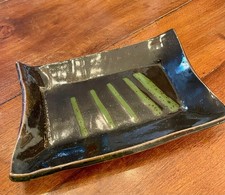 Vassoio Ceramica Artistica Vintage 