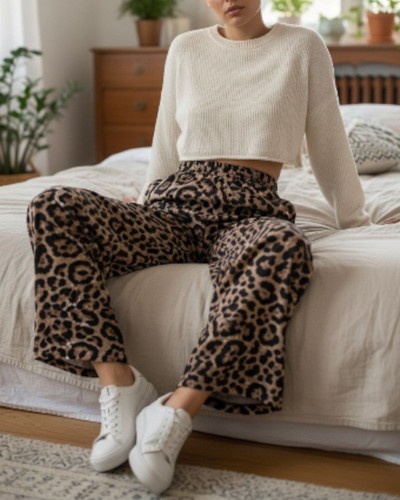Pantalone gamba larga - pantalone,