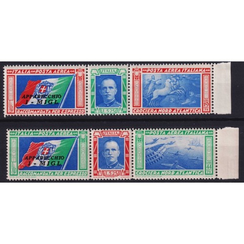 Regno 1933 trittici - regno, p/a