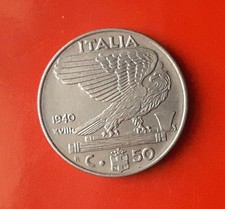 50 CENTESIMI 1940 ERRORE -