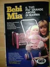 Pubblicità Advertising Werbung Publicitè BEBI MIA BEBY PASSEGINO BAMBOLA 1988