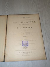 J.L. DUSSEK - 6 SONATINE PER