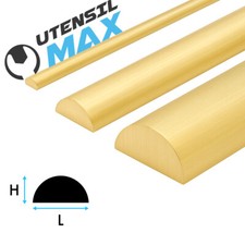 MICRO PROFILI IN OTTONE MEZZO