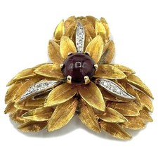 SPILLA IN ORO 18 KT CON