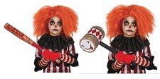 CARNEVALE HALLOWEEN MAZZA O MARTELLO HARLEY QUINN CLOWN BAMBINO