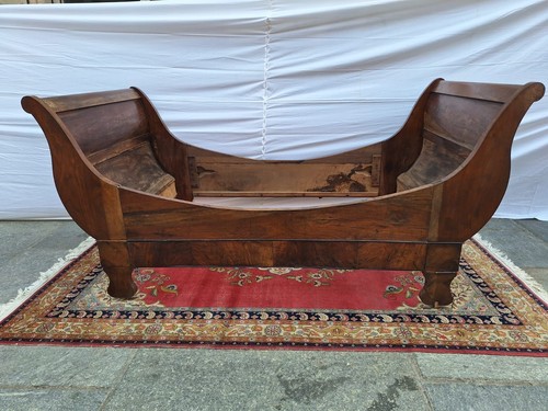 Letto bateaux in noce - a,