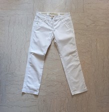 JACOB COHEN JEANS PANTALONE DONNA TAGLIA 28/42 ELASTICIZZATO BIANCO