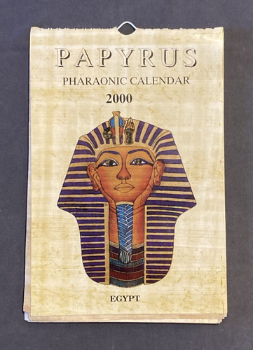 Papyrus pharaonic calendar - papyrus,