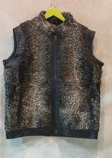 Cappotto gilet pelliccia di