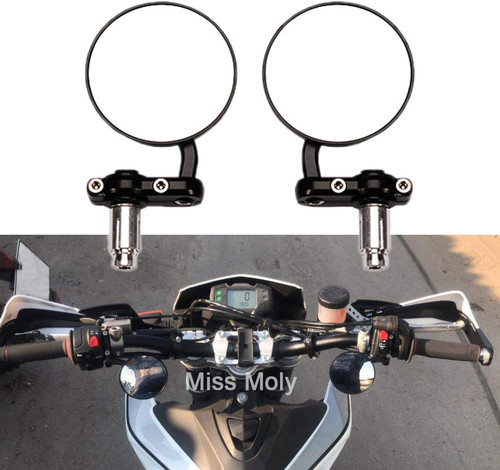 Rotondo moto specchi - specchi, 7/8"