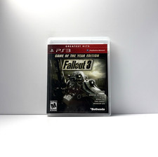 Fallout 3 GOTY PlayStation 3 PS3 come nuovo disco CIB con poster ricondizionato e testato