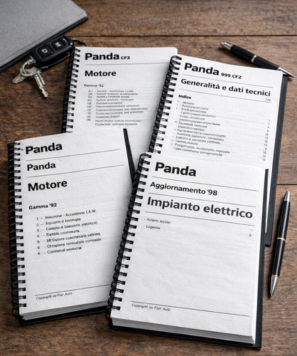 Manuale fiat panda ita - fiat, 123