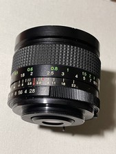 Obiettivo Vintage Lens Manual Focus Cosina Cosinon 28mm 28 mm f 2,8 a Vite M42