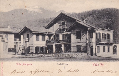 Cartolina cuneo paesana - cartolina,