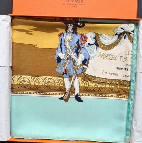 Scatola sciarpa foulard hermes - foulard,