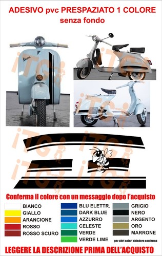 Kit adesivi vespa vna vnb - adesivi,