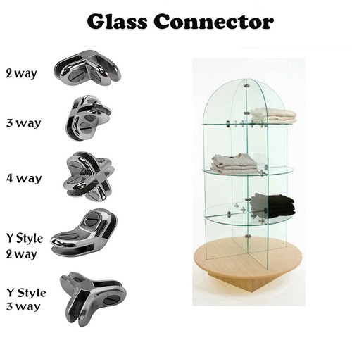 Scaffale vetro cubo connettore - scaffale,