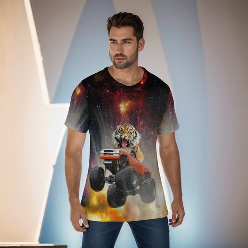 Shirt monster truck tiger - monster,
