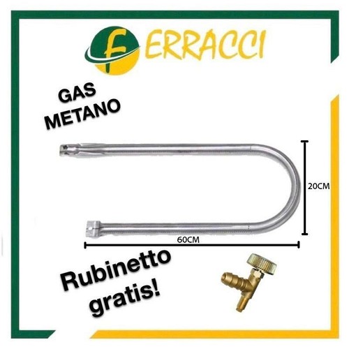 Bruciatore per barbecue 20x60 - per,