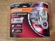 Osram Night breaker Unlimited H1 Usate Con Poche Ore Di Accensione