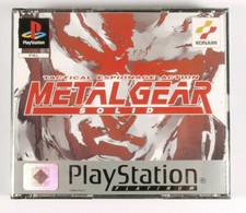 PRL) METAL GEAR SOLID SLES01508 2 DISCS PLAYSTATION PLATINUM PAL SONY TOY GIOCO