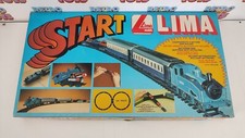 START LIMA MODELS TRENO TRENINO SET BATTERIE 75CM DIAMETRO '80 LOCOMOTIVA VAGONI
