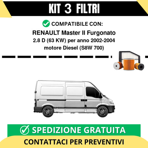 Kit filtri tagliando per - filtri,