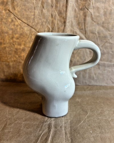 Tazza caffè ceramica bianca