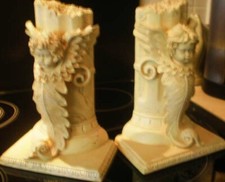 2 x stampi in lattice per realizzare questo paio di bookend cherubini