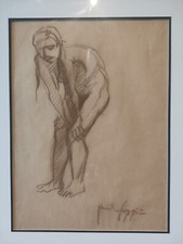 Pericle Fazzini pastello su